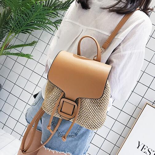 Straw Shoulder Bag Leisure