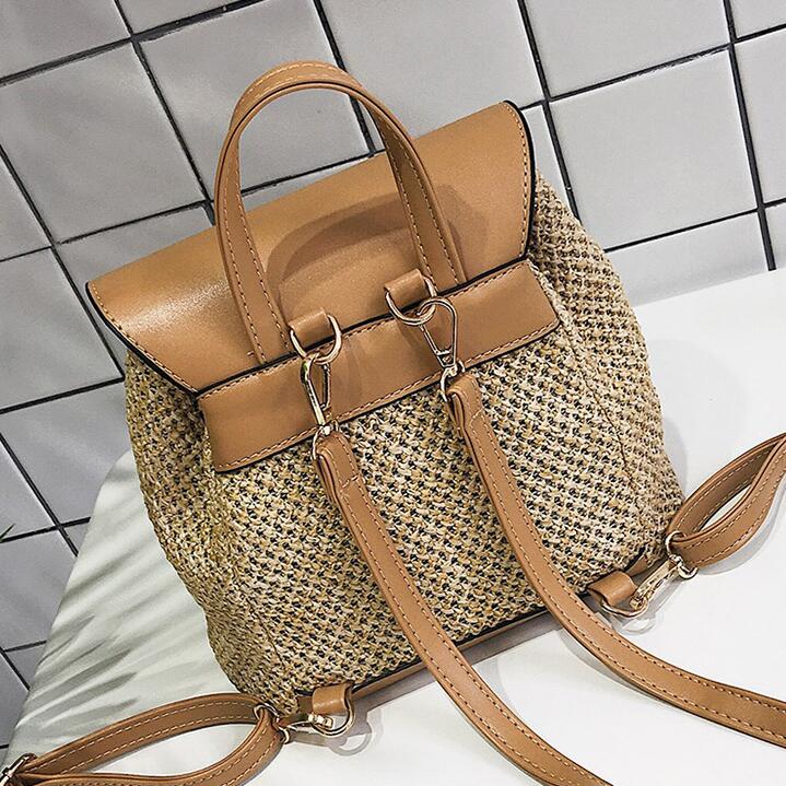 Straw Shoulder Bag Leisure